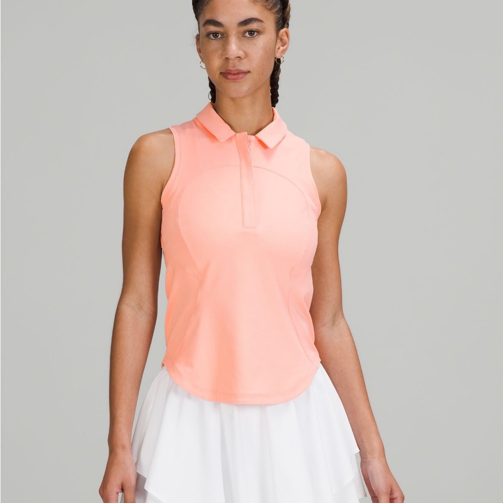 Quick-Drying Sleeveless Polo Shirt - Size 8